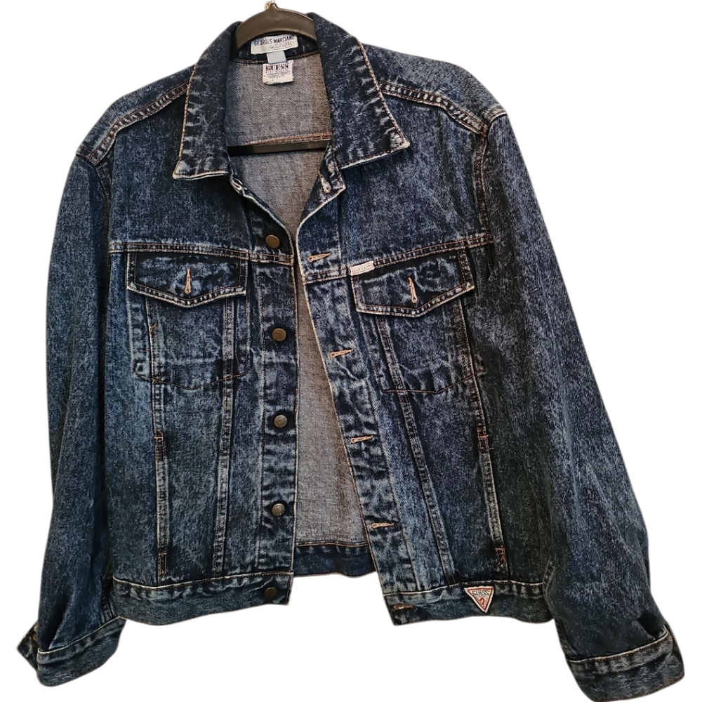 Vintage 80s Guess Jean Jacket in SIZE L